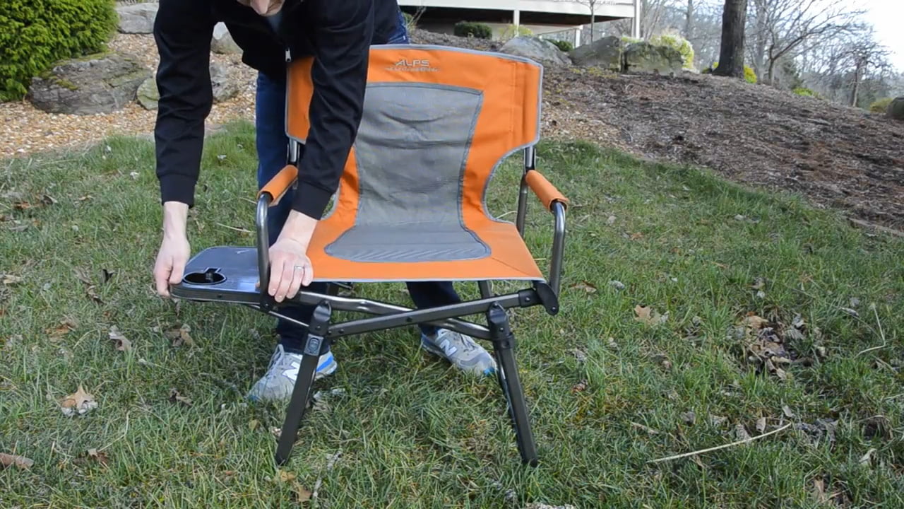 opplanet alps mountaineering campside chair video
