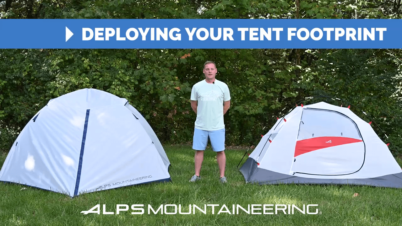 opplanet alps mountaineering tent footprint video
