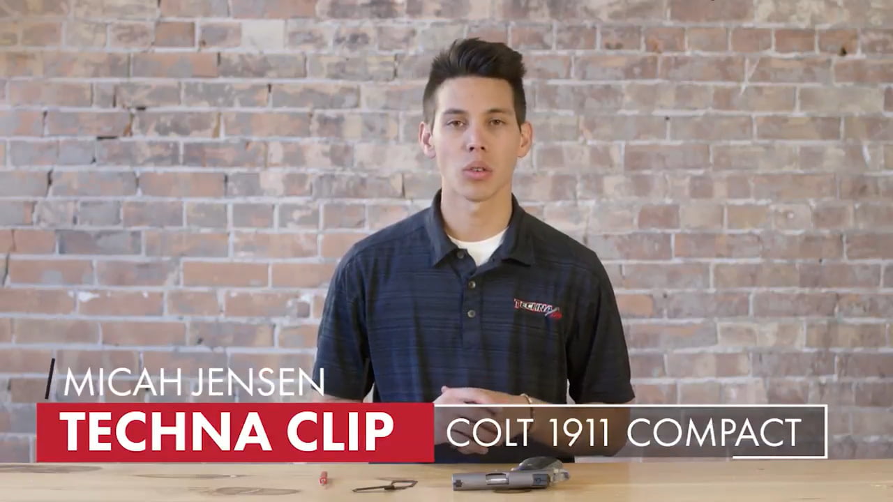 opplanet amend2 techna clip colt 1911 compact concealed carry clip installation video