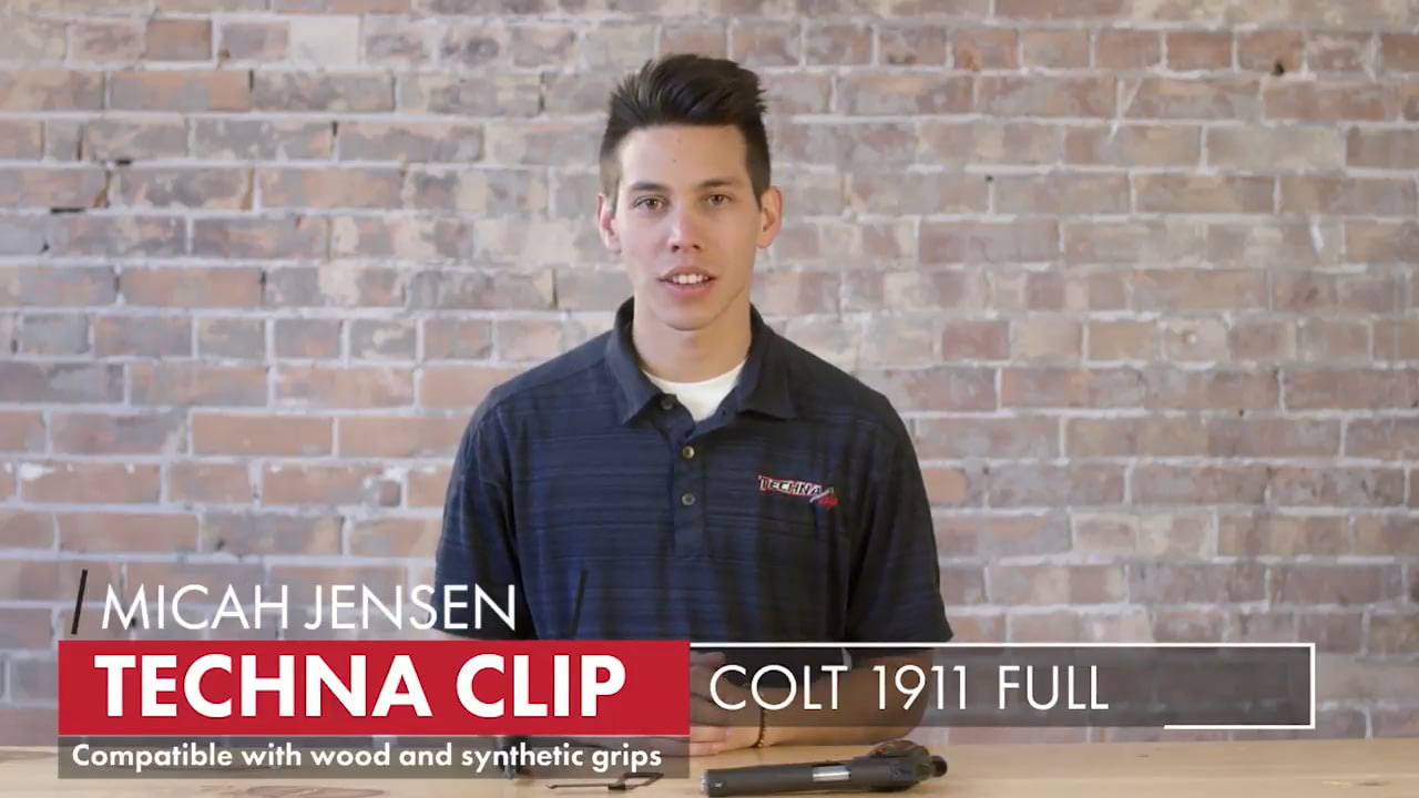 opplanet amend2 techna clip colt 1911 full sized concealed carry clip installation video