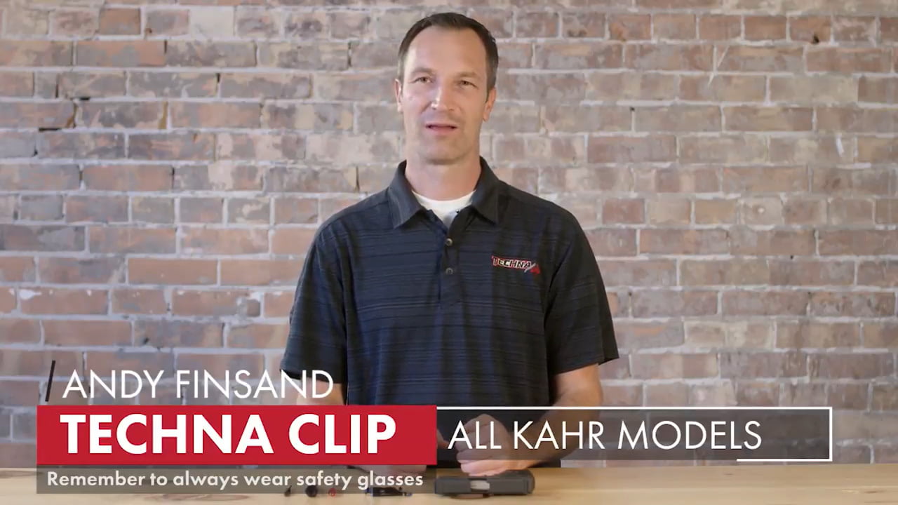 opplanet amend2 techna clip kahr concealed carry clip installation video