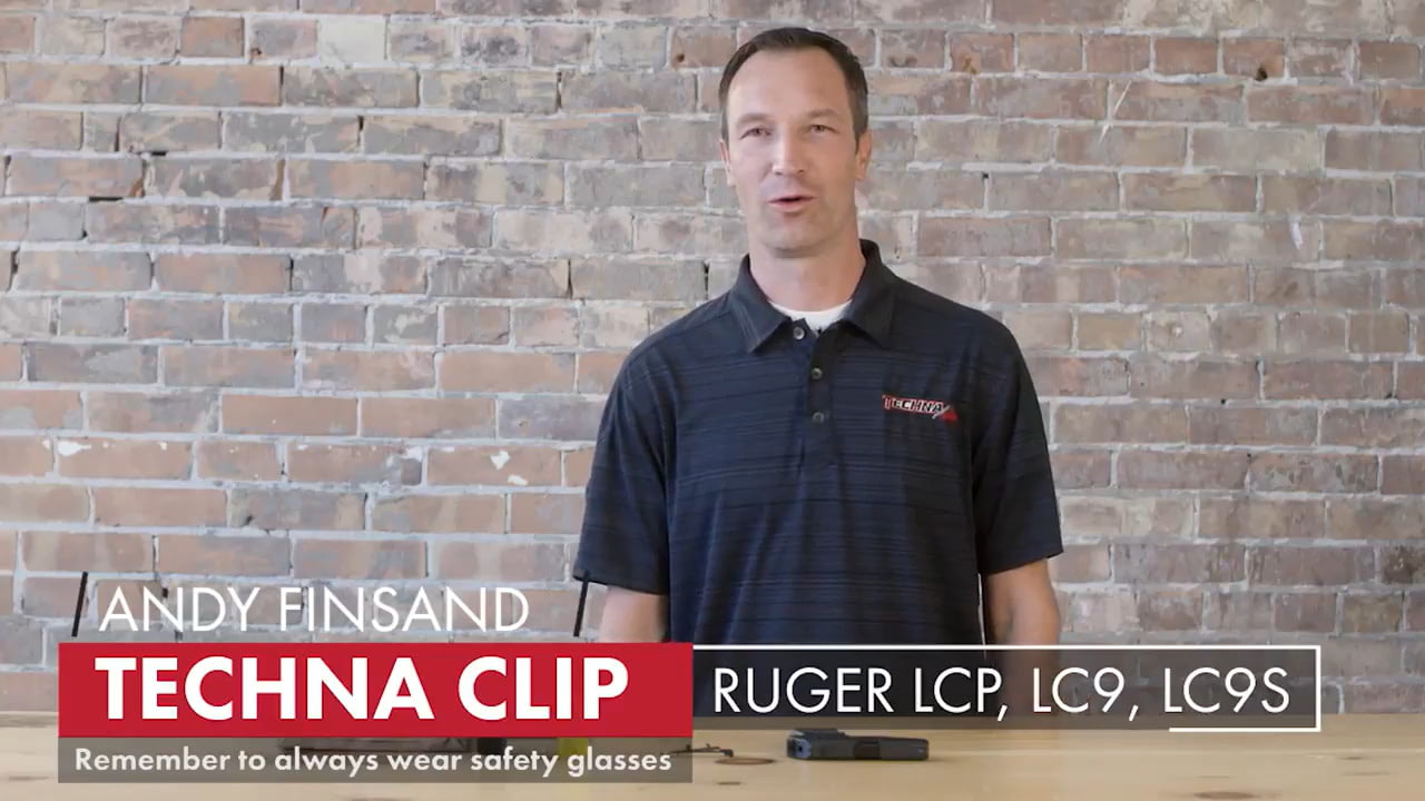 opplanet amend2 techna clip ruger lcp lc9 lc9s lc concealed carry clip installation video