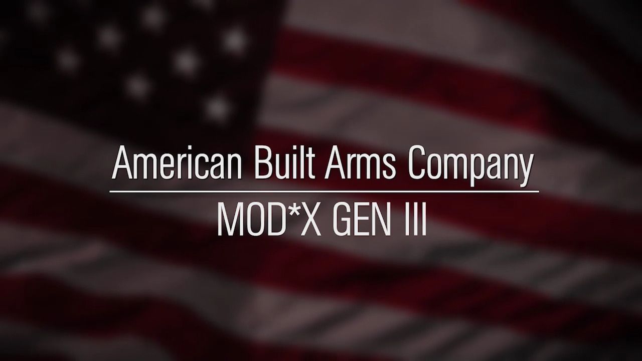 opplanet american built arms company mod x video