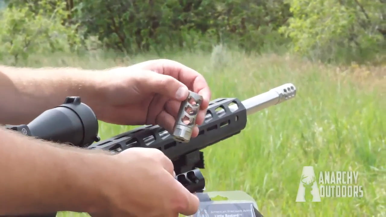 opplanet anarchy outdoors muzzle brake overview video