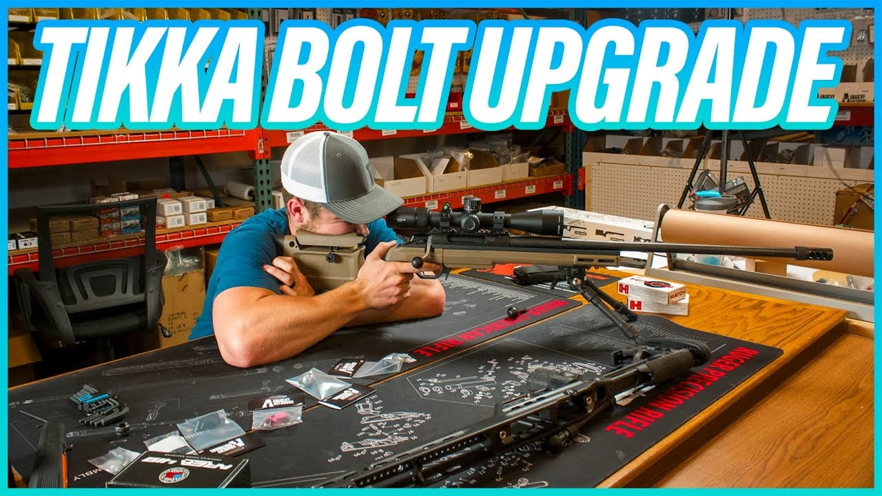 opplanet anarchy outdoors tikka t3x bolt handle and shroud installation guide video