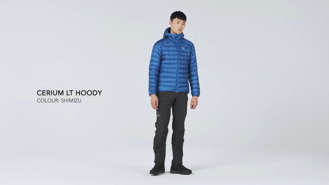 opplanet arcteryx mens cerium lt hoody shimizu video
