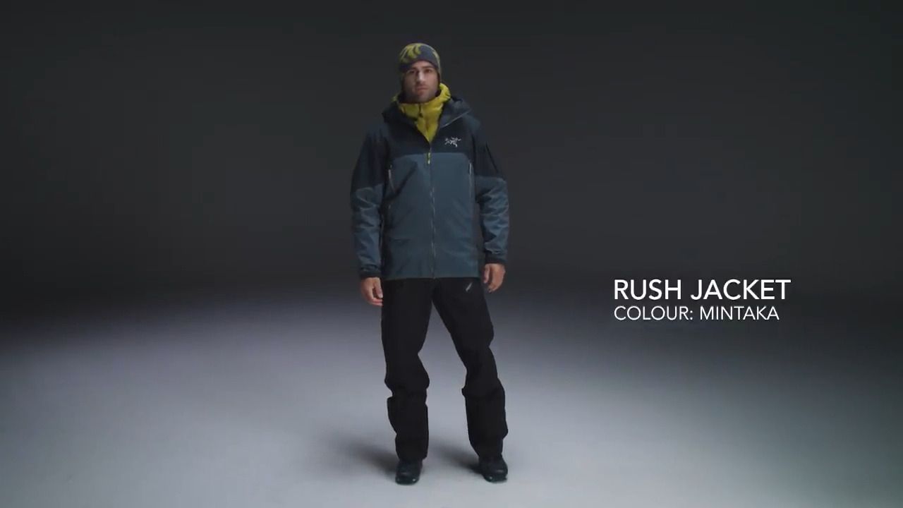 opplanet arcteryx rush jacket mens mintaka video
