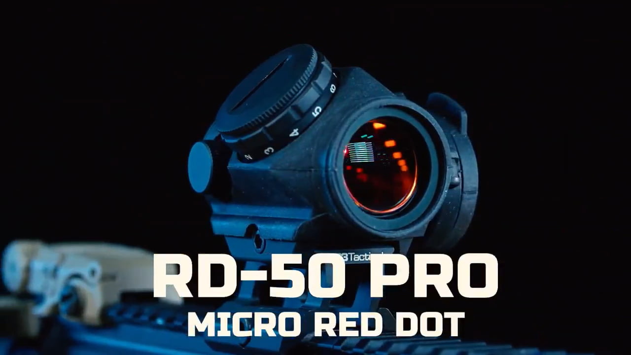 opplanet at3 tactical rd 50 pro red dot sight video