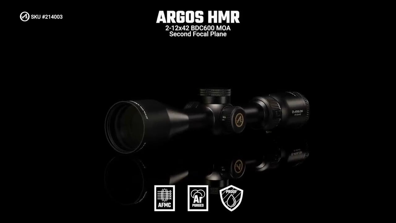 opplanet athlon optics 214003 argos hmr 2 12x42 bdc600 sfp features video