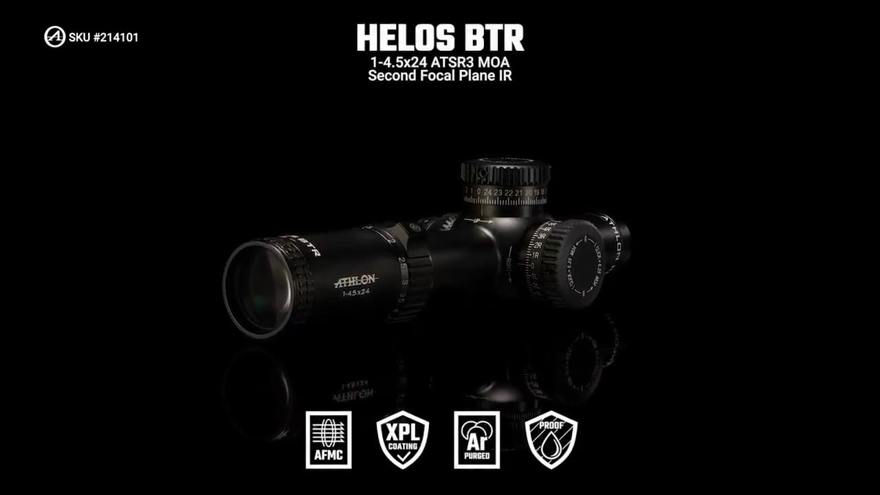 opplanet athlon optics 214101 helos btr gen1 1 4 5x24 atsr3 moa sfp ir features video