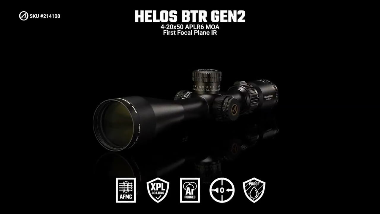 opplanet athlon optics 214108 helos btr gen2 4 20x50 aplr6 moa ffp ir features video