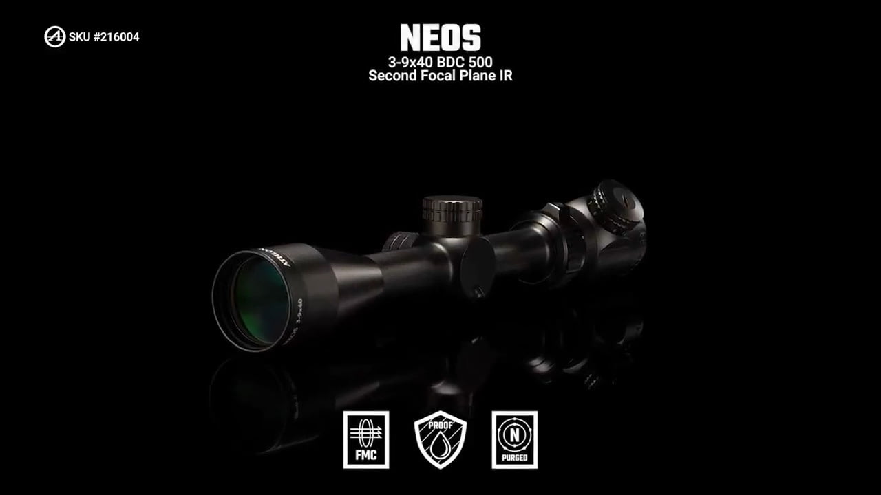 opplanet athlon optics 216004 neos 3 9x40 bdc 250 ir sfp muzzle loader features video