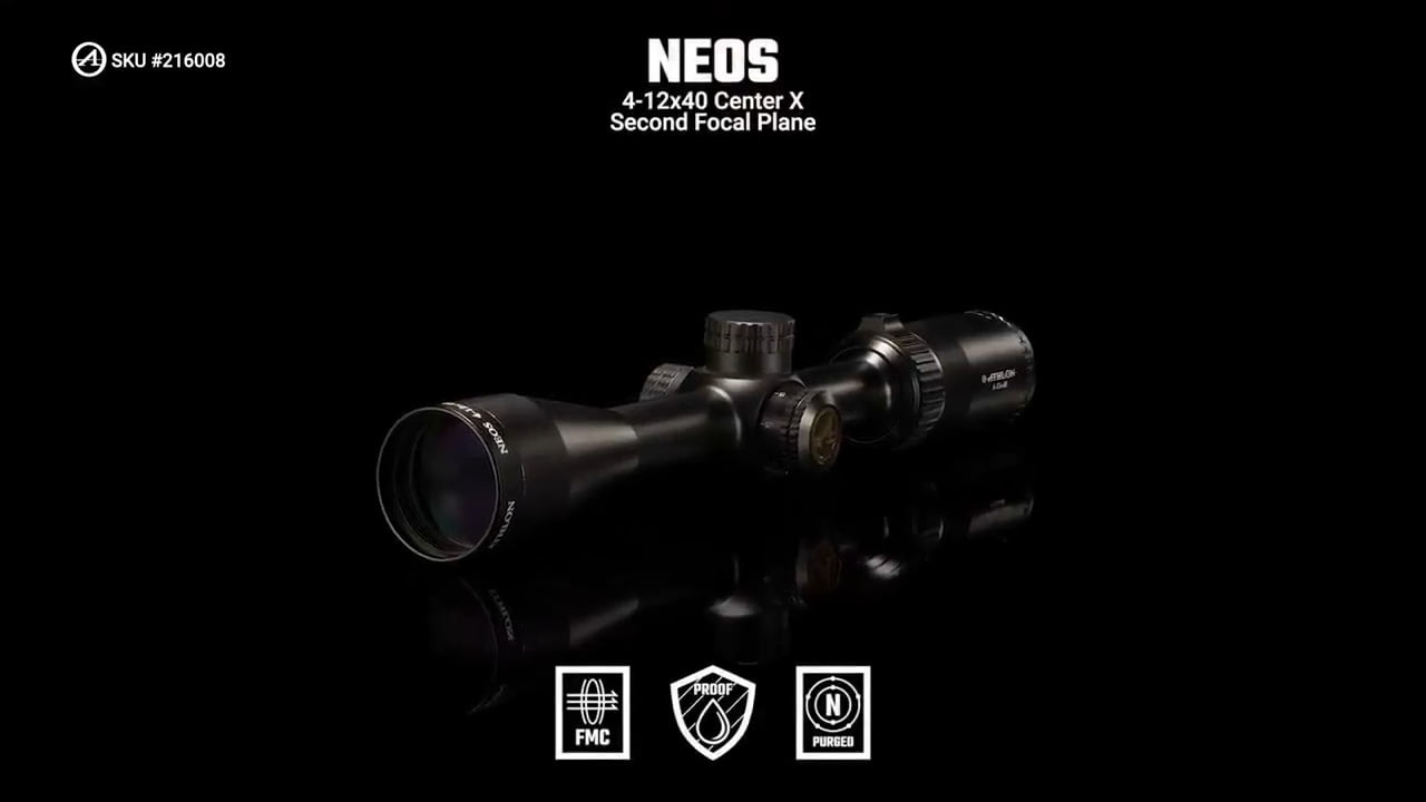 opplanet athlon optics 216008 neos 4 12x40 center x sfp features video