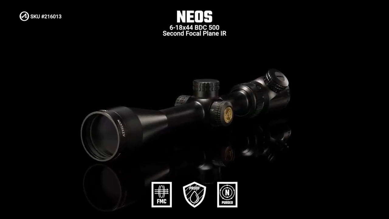opplanet athlon optics 216013 neos 6 18x44 bdc 500 sfp ir features video