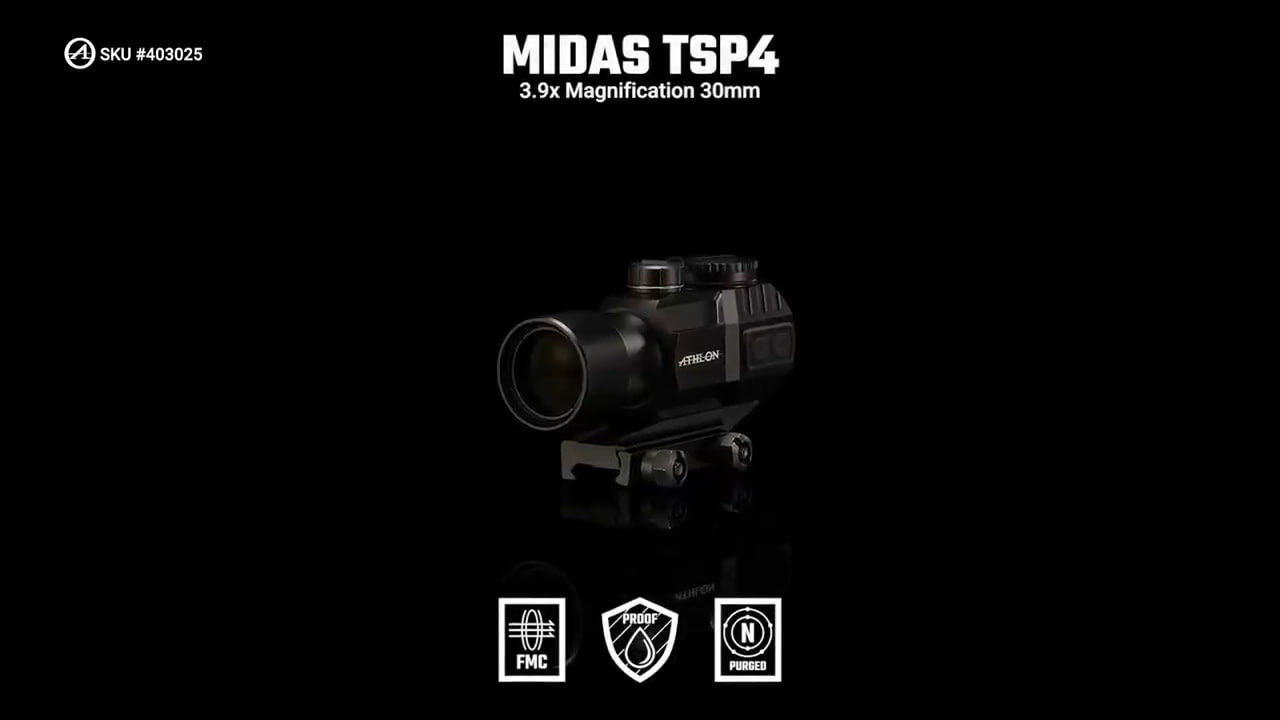 opplanet athlon optics 403025 midas tsp4 prism 3 9x magnification features video