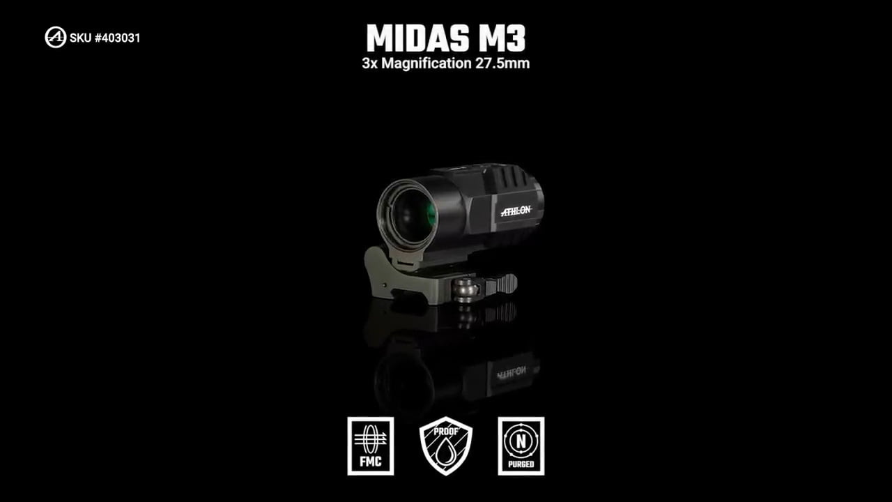 opplanet athlon optics 403031 midas m3 3x magnification features video