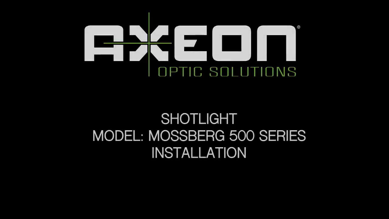 opplanet axeon how to install axeon shotlight on mossberg 500 series shotgun video