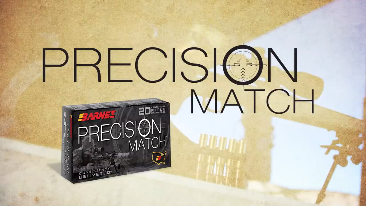 opplanet barnes precision match ammunition 338 lapua 300 win mag 308 win 5 56 x 45mm video