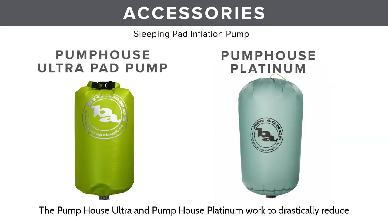 opplanet big agnes pumphouse ultra and pumphouse platinum pad pump video