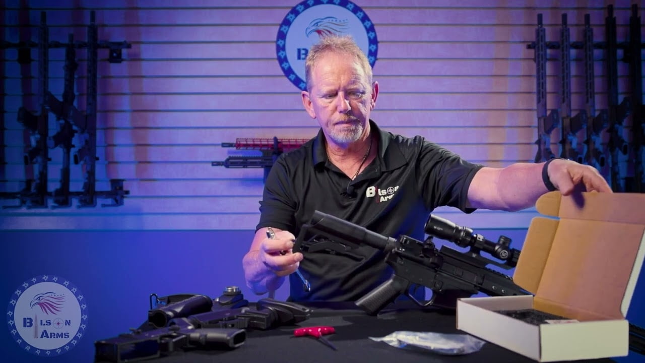 opplanet bilson arms patent pending rotating buttstock video