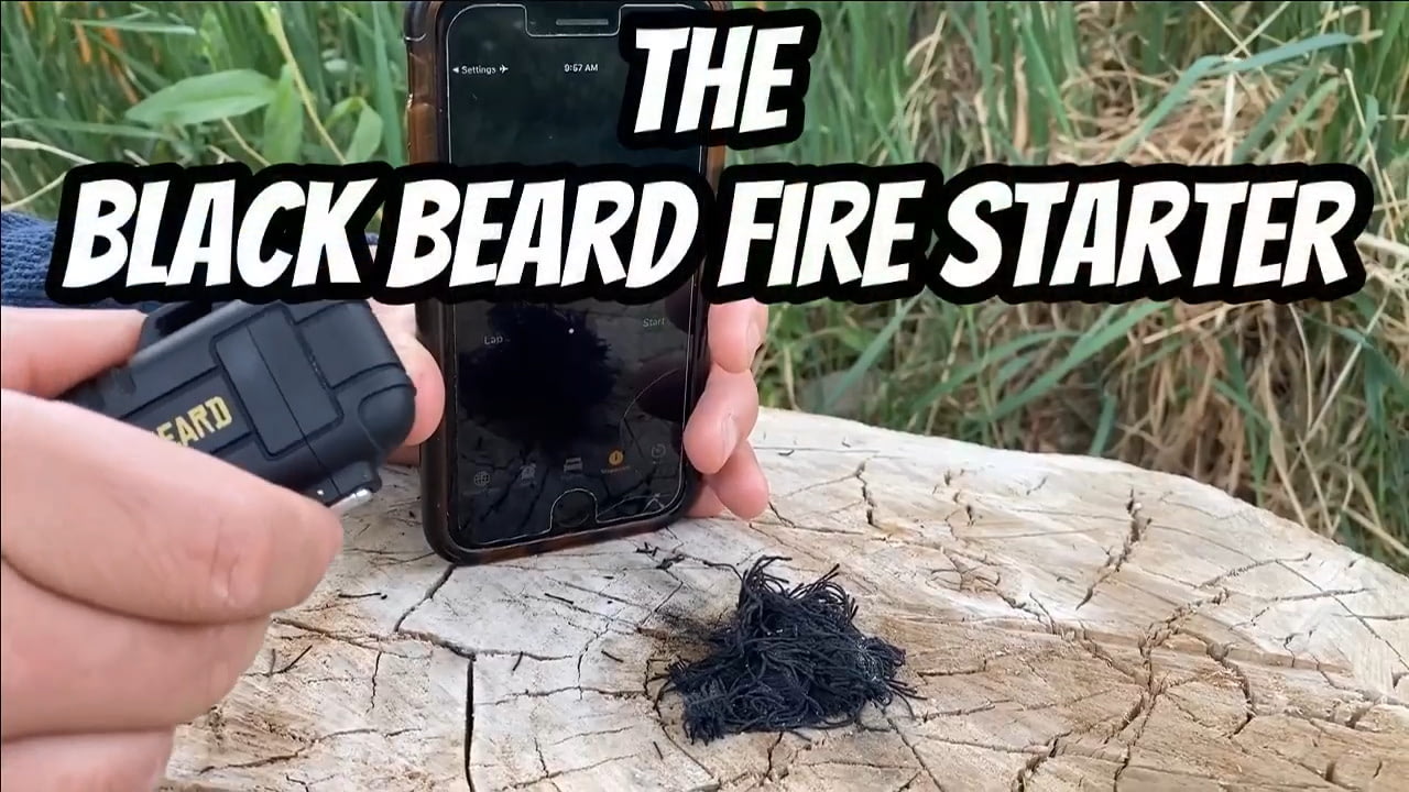 opplanet black beard fire starter features video