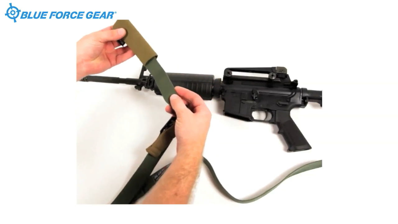 opplanet blue force gear sling sleeve installation and use video