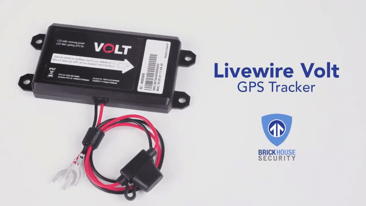 opplanet brickhouse security livewire volt gps vehicle tracker video