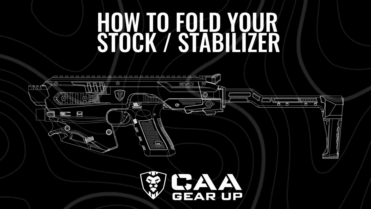 opplanet caa how to fold your stock stabilizer on your mck evo video