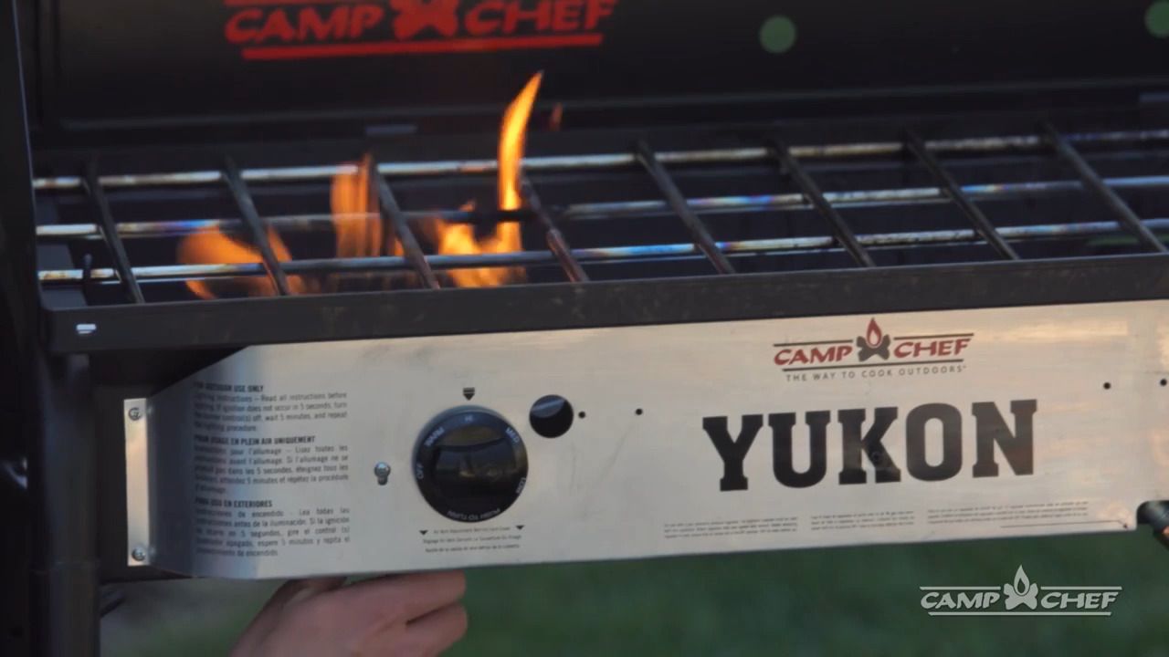 opplanet camp chef explorer yellow flame low flow mode video