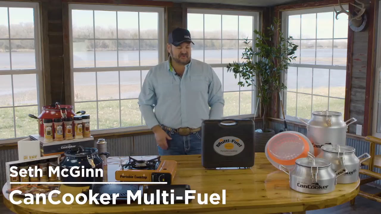 opplanet cancooker multi fuel cooktop video