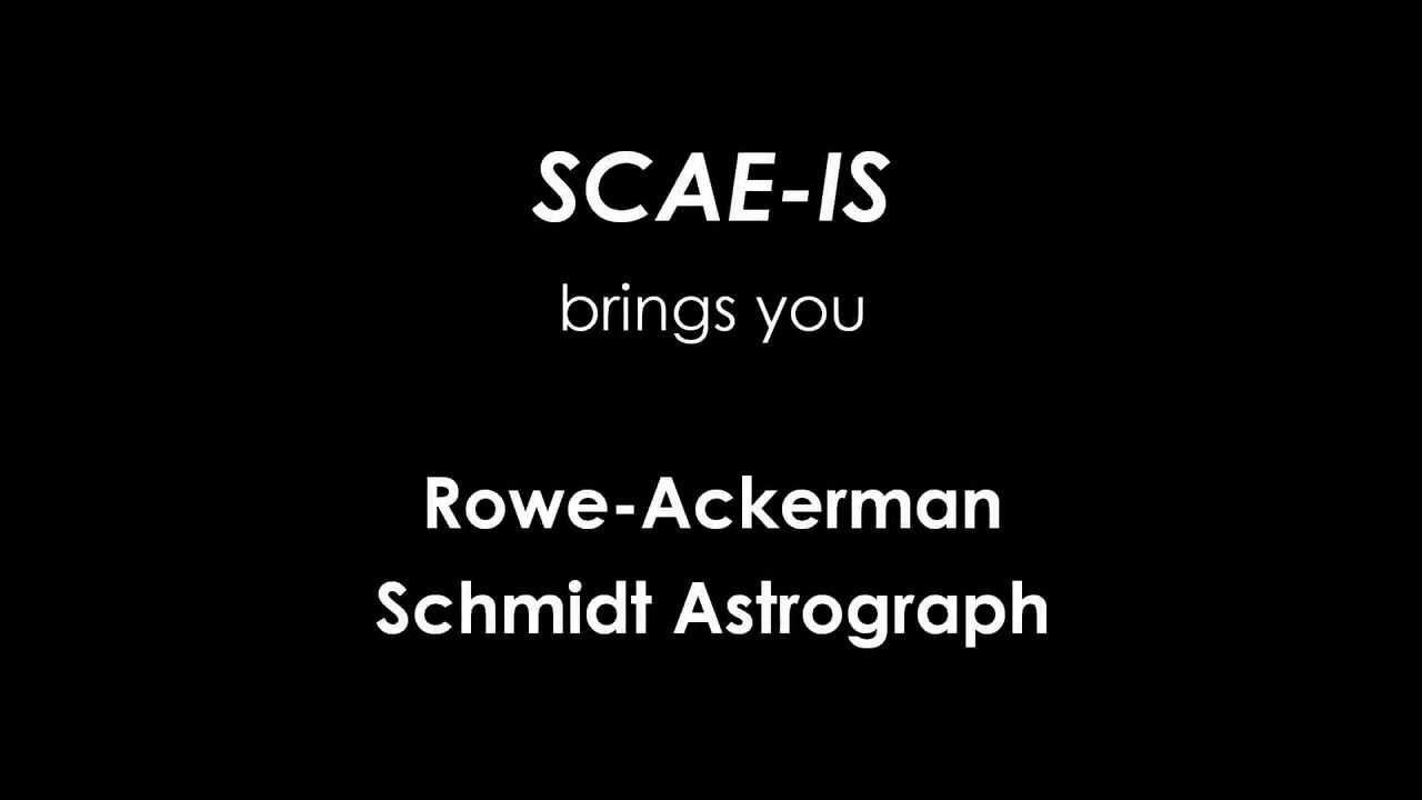 opplanet celestron rowe ackermann schmidt astrograph video