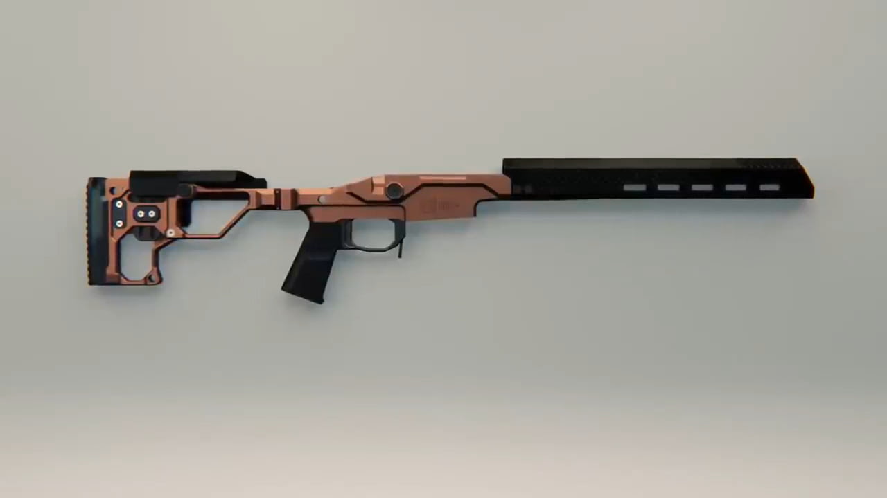 opplanet christensen arms modern precision rifle chassis video