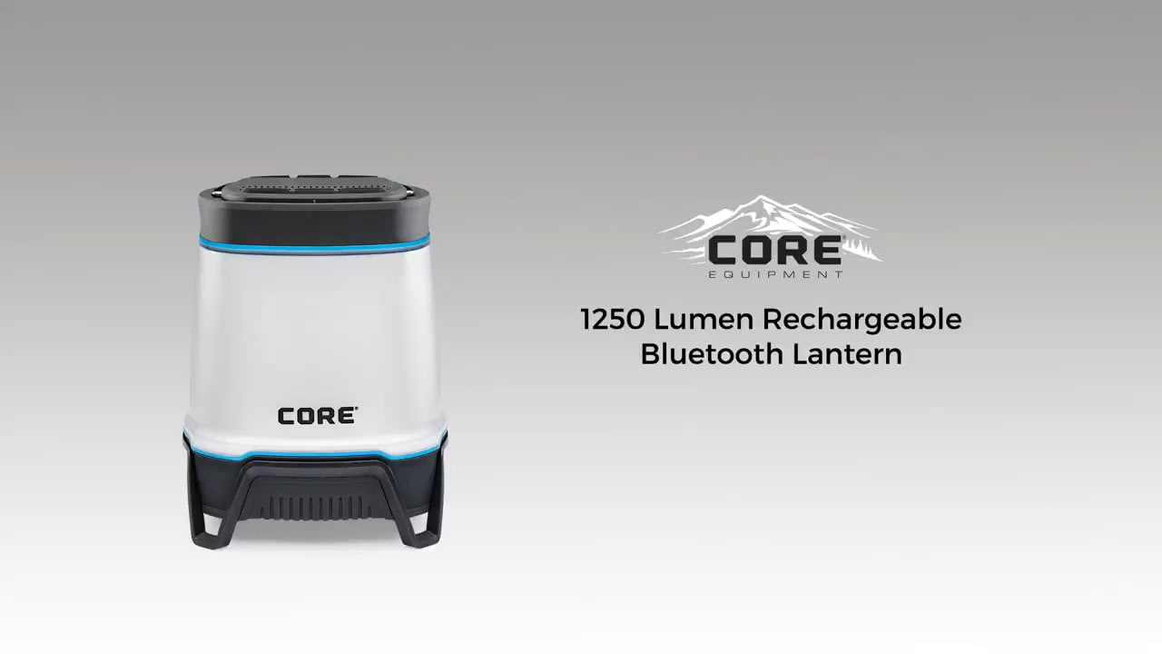 opplanet core 1250 lumen rechargeable bluetooth lantern video