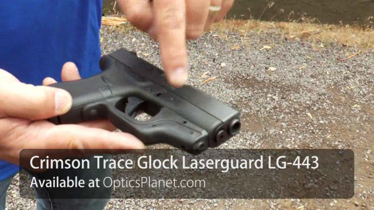 opplanet crimson trace lg 443 laserguard for glock 42 flv