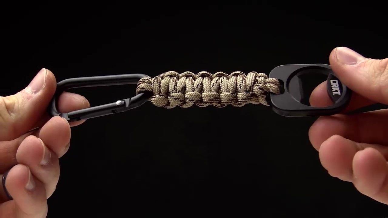 opplanet crkt bottle opener paracord accessory by tom stokes video