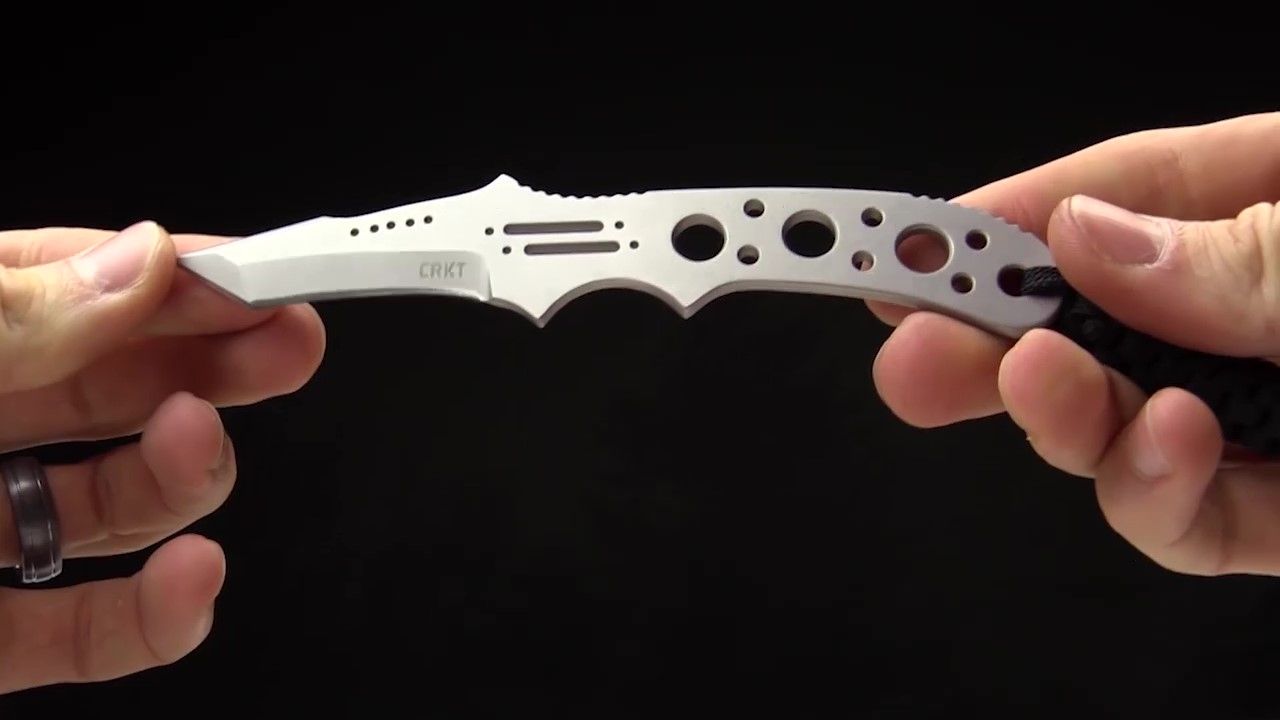 opplanet crkt drumfire fixed blade knife by pat and wes crawford video