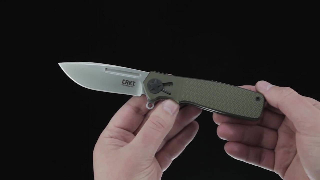opplanet crkt homefront knife with field strip technology design by ken onion video