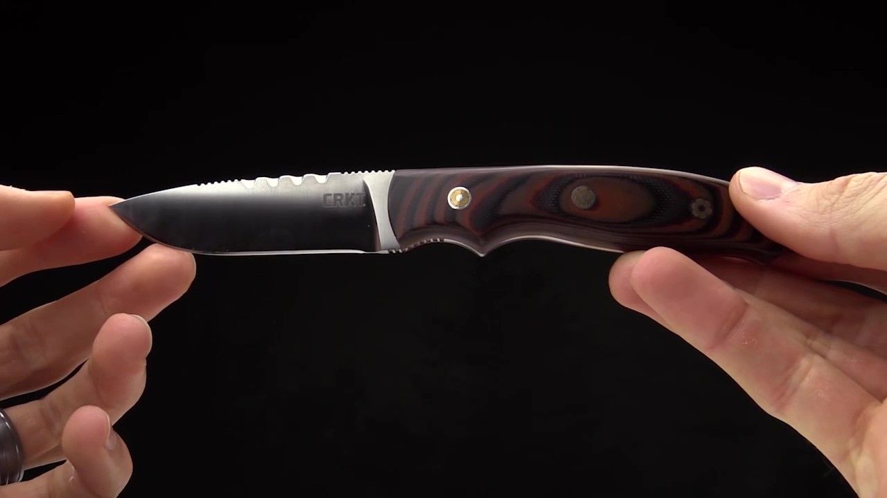 opplanet crkt huntn fisch hunting knife by larry fischer video