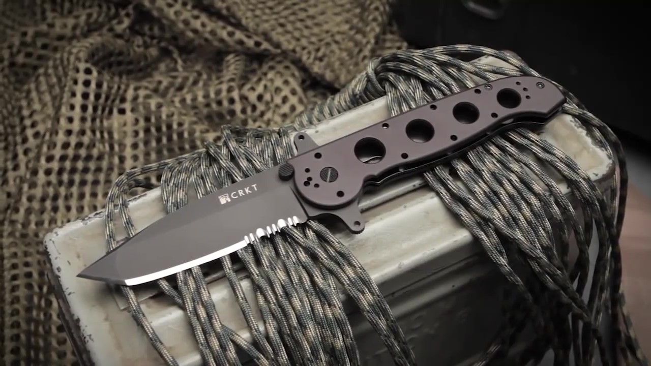 opplanet crkt m16 14sf knife designed by kit carson video