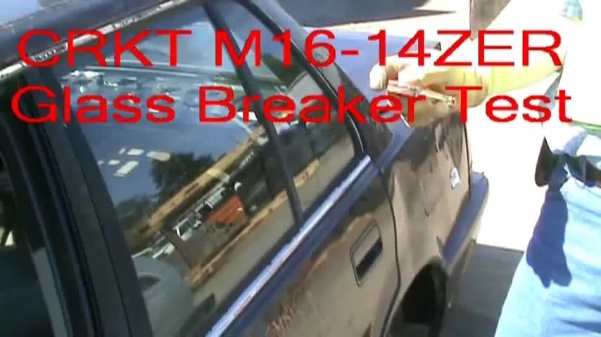 opplanet crkt m16 14zer glass breaker test video