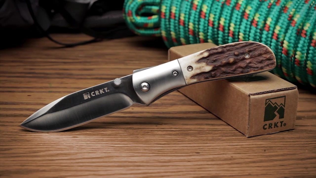 opplanet crkt m4 02s stag knife designed by kit carson video