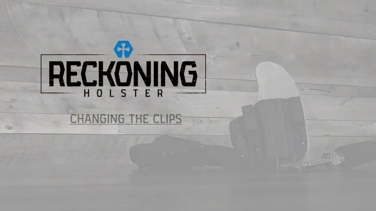 opplanet crossbreed how to change the iwb clips on the reckoning holster video