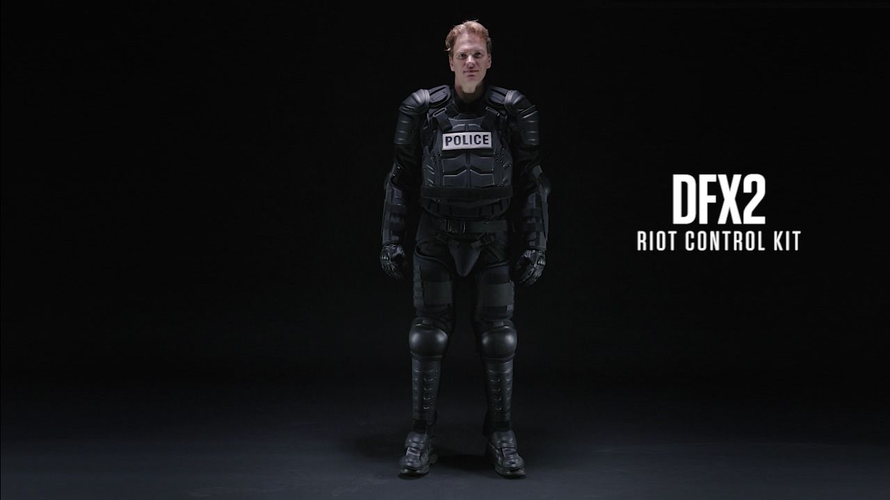 opplanet damascus protective gear dfx2 riot control kit video