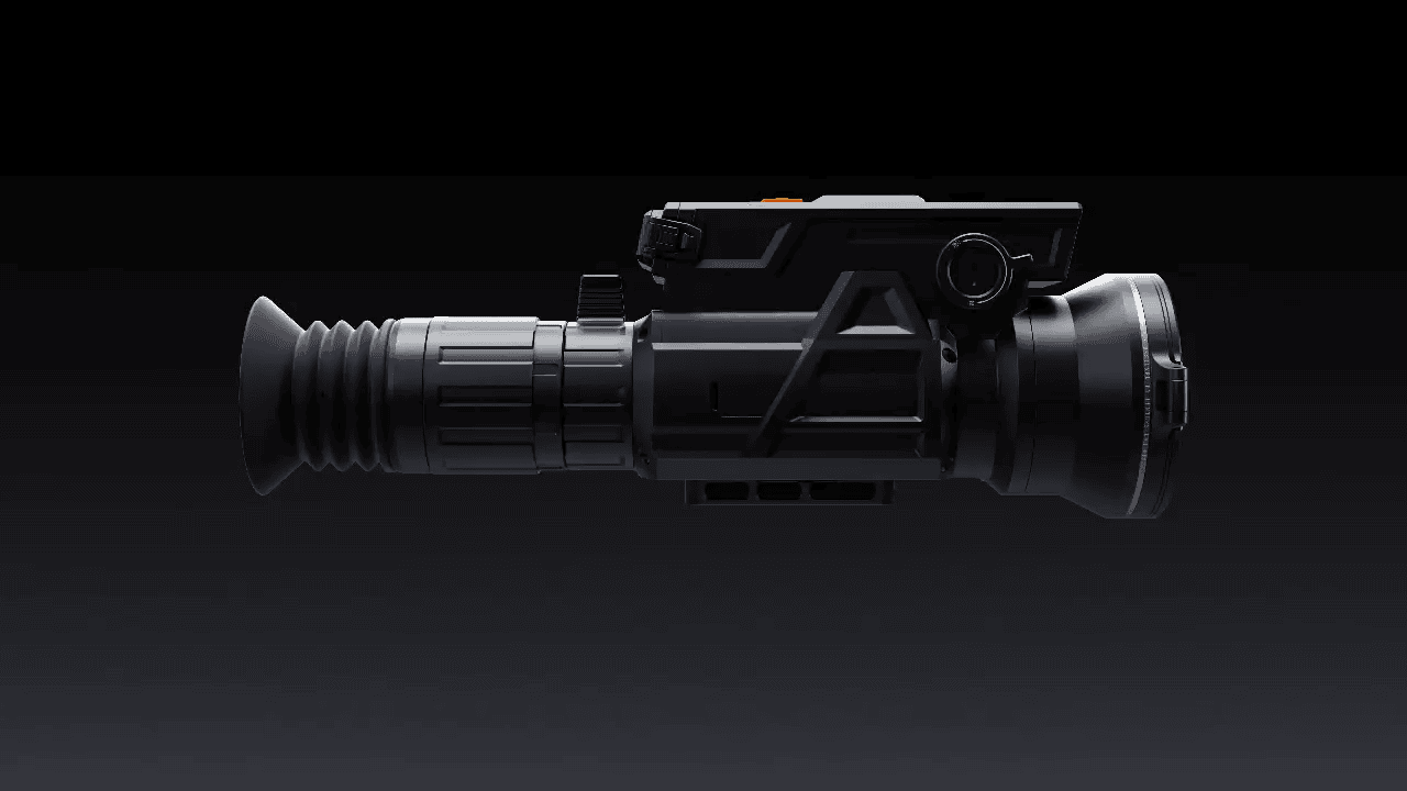 opplanet dbh d12 thermal imaging rifle scope video