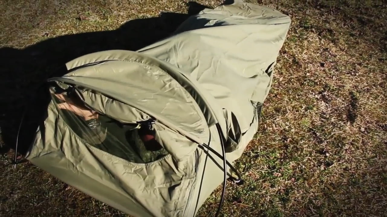 opplanet defcon 5 bivi tent video