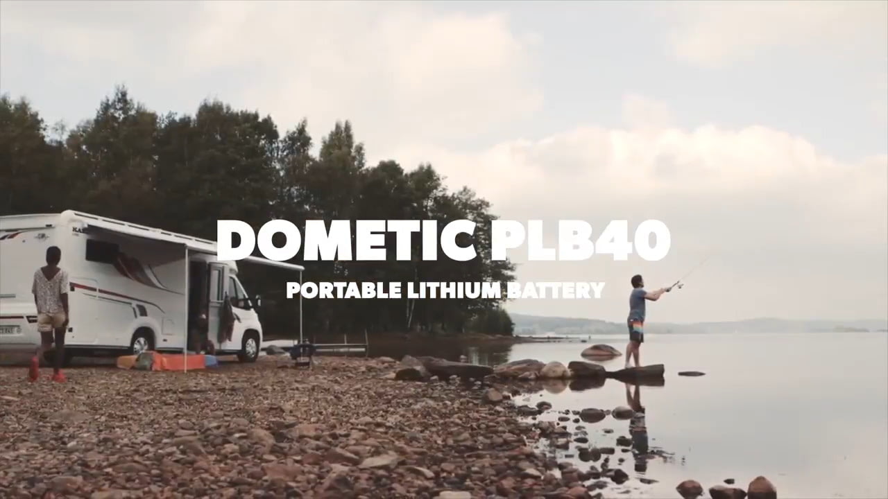 opplanet dometic plb40 portable lithium battery video