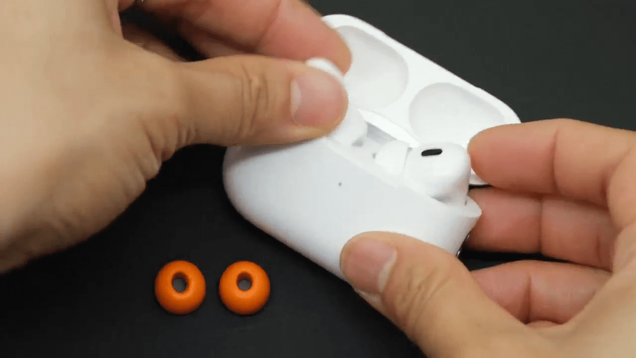 opplanet eartune fidelity uf a memory foam eartips for airpods pro video