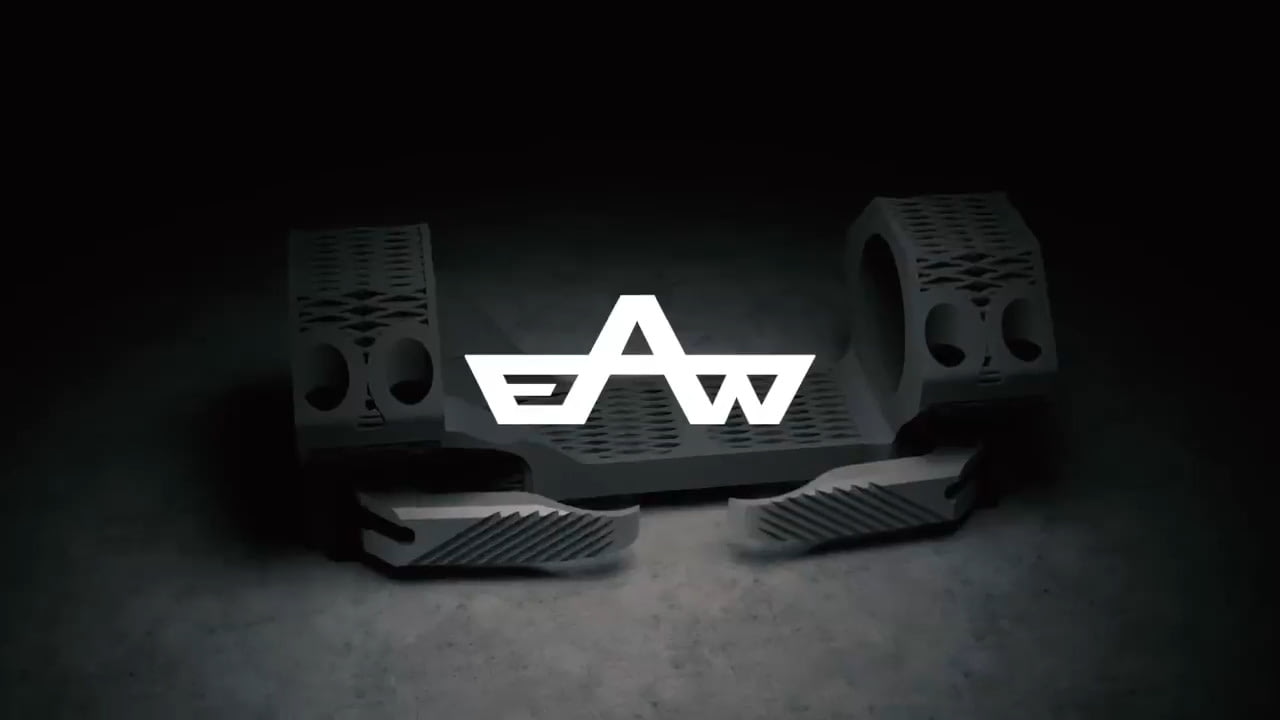 opplanet eaw ultralight 3d printed scope mount video