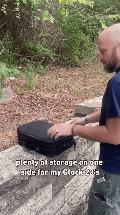opplanet elite survival systems four gun pistol pack range bag video