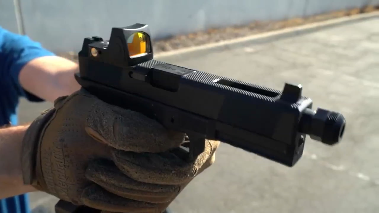 opplanet emg sai blu with tier 1 utility slide snap shot aggressive ergonomics video